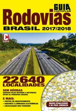 Imagem de GUIA CARTOPLAM RODOVIAS BRASIL 2017/2018