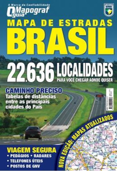 Picture of MAPA DE ESTRADAS BRASIL - GUIA MAPOGRAF