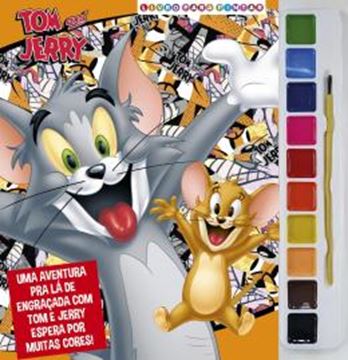 Imagem de TOM E JERRY VOL. 2 - LIVRO PARA PINTAR COM AQUARELA