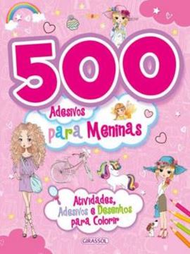 Imagem de 500 ADESIVOS PARA MENINAS - ROSA