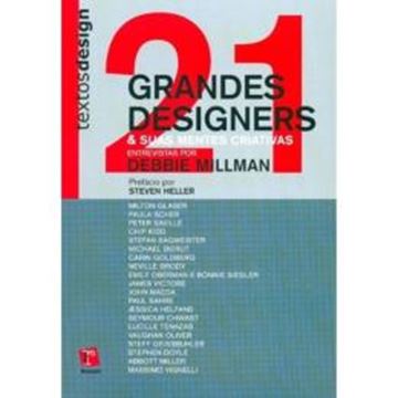 Imagem de 21 GRANDES DESIGNERS E SUAS MENTES CRIATIVAS - COLECAO TEXTOSDESIGN