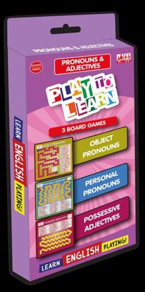Picture of PLAY TO LEARN - PRONOUNS & ADJECTIVES - 3 BOARD GAMES