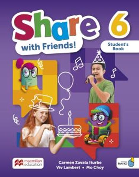 Picture of SHARE WITH FRIENDS! 6 - STUDENT´S BOOK + WORKBOOK + SHAREBOOK + NAVIO APP