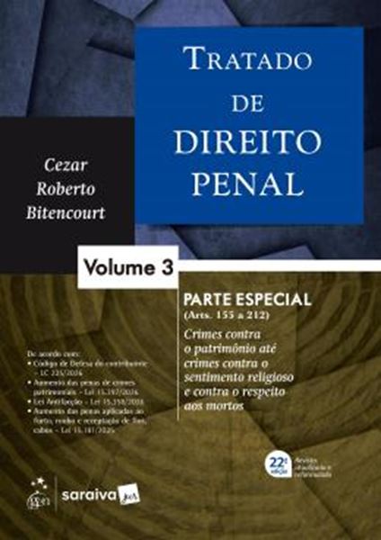 Picture of TRATADO DE DIREITO PENAL - PARTE ESPECIAL - VOL. 3 - 22? EDICAO 2026