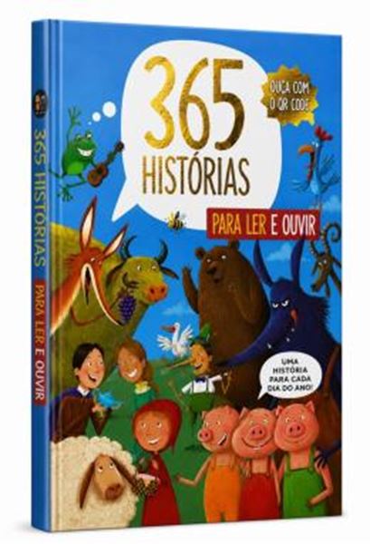 Picture of 365 HISTORIAS PARA LER E OUVIR - CAPA DURA - VOLUME 1 - COM QR CODE